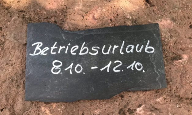 Betriebsurlaub 2018