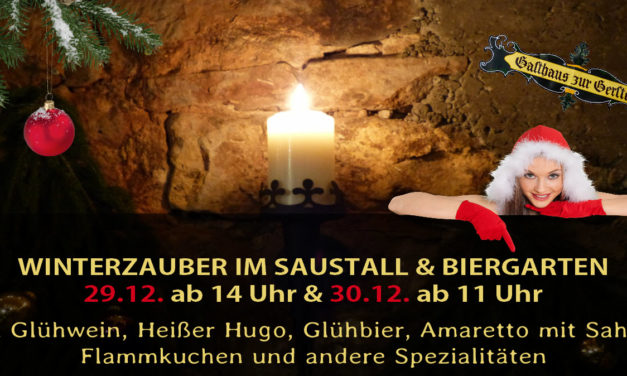 Winterzauber im Saustall & Biergarten 2018