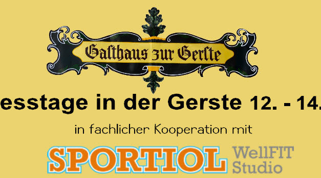 Fitnesstage in der Gerste 2019